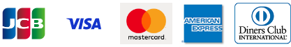 JCB / VISA / MasterCard / American Express / Dinners Club
